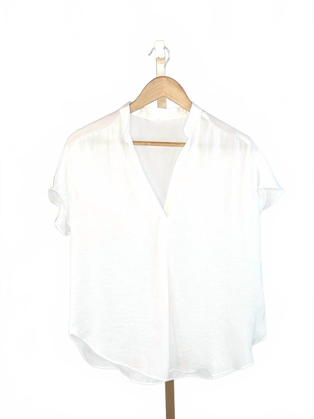 NEW NAKED ZEBRA women's valor top in white